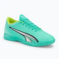 Piłka nożna - Buty piłkarskie męskie PUMA Ultra Play IT electric peppermint/puma white/fast yellow - miniaturka - grafika 1