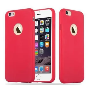 Pokrowiec Do Apple iPhone 6 PLUS / 6S PLUS Etui w CANDY CZERWONY TPU Silikon Obudowa Case Cover Ochronny Plecki Cadorabo - Etui i futerały do telefonów - miniaturka - grafika 1