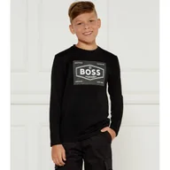 Koszulki dla chłopców - BOSS Kidswear Longsleeve | Regular Fit - miniaturka - grafika 1