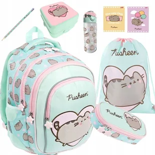 Plecak Szkolny Pusheen Mint Zestaw 8w1 Klasa 1-3 - Plecaki szkolne i tornistry Plecak Szkolny Pusheen Mint Zestaw 8w1 Klasa 1-3 - Plecaki szkolne i tornistry - miniaturka - grafika 1