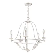 Lampy sufitowe - Bradbury żyrandol biały QZ-BRADBURY5-AWH Quoizel - miniaturka - grafika 1
