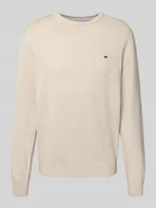 Swetry męskie - Sweter z dzianiny z okrągłym dekoltem - miniaturka - grafika 1