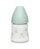 Butelki dla niemowląt - Suavinex Butelka premium szklana Królik miętowy 120 ml Hygge Baby 0+ - miniaturka - grafika 1