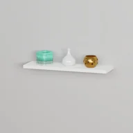 Półki do salonu - Półka Ścienna Wisząca 40 Cm Biała - miniaturka - grafika 1