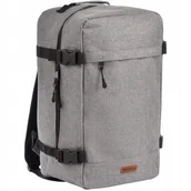 Plecaki - Plecak Kabinowy Podróżny Hermod bagaż podręczny 40x20x25 20l szary melanż - miniaturka - grafika 1