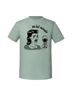 Koszulki i topy damskie - Męska koszulka z nadrukiem - 30 lat minęło kobieta płacz Miętowy S - miniaturka - grafika 1