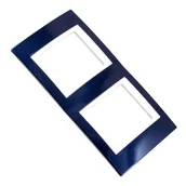 Klawisze i ramki - Ramka uniwersalna dwukrotna pozioma Błękit indygo MGU6.004.842 Schneider UNICA VIVA - miniaturka - grafika 1