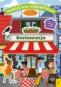 Książki edukacyjne - Restauracja. Naklejam i odkrywam - miniaturka - grafika 1