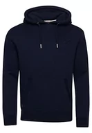 Bluzy męskie - Superdry Męska bluza z kapturem, Rich Navy Marl, XS - miniaturka - grafika 1