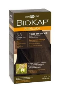 Biokap Nutricolor 5.3 Jasny złoty brąz - Farby do włosów i szampony koloryzujące - miniaturka - grafika 1