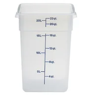 Pojemniki kuchenne - Cambro POJEMNIK NA ŻYWNOŚĆ Z POLIPROPYLENU CAMSQUARE® 20,8 l - miniaturka - grafika 1
