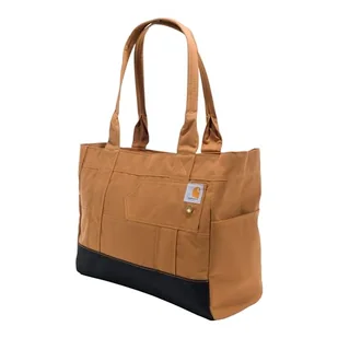 Carhartt Poziomy zamek błyskawiczny, trwała, wodoodporna torba na ramię z zapięciem na zamek błyskawiczny, jeden rozmiar, Pozioma torba na ramię (Carhartt Brown), Rozmiar Uniwersalny - Torebki damskie - miniaturka - grafika 1