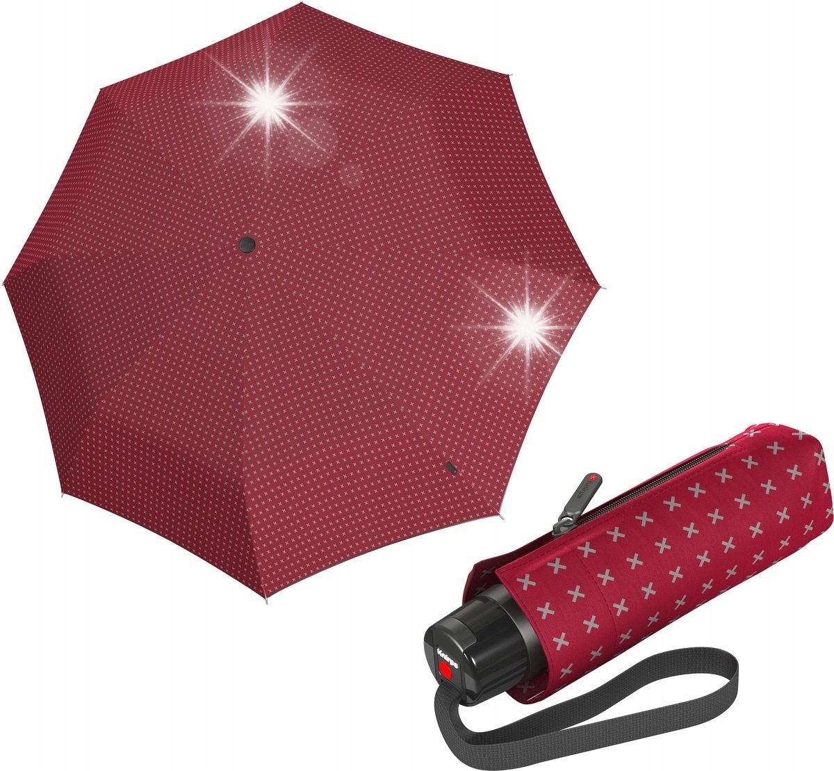 Parasol składany ręczny Knirps X1 Mini 2Cross