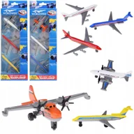 Samoloty i helikoptery - Samolot metalowy 3 szt - model lub pojazd - miniaturka - grafika 1