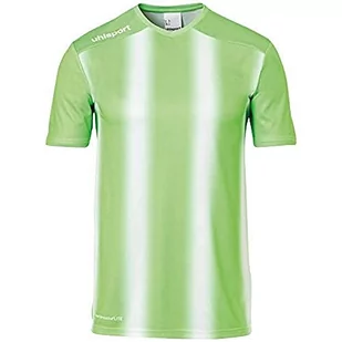 Uhlsport STRIPE 2.0 koszulka męska z krótkim rękawem, fluorescencyjna zielona/biała, XXXL 100220506 - Koszulki męskie - miniaturka - grafika 1