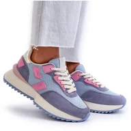 Sneakersy damskie - Sneakersy Damskie Hi Poly System Big Star NN274975 Czarne 37 - miniaturka - grafika 1