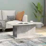 Ławy i stoliki kawowe - shumee shumee Stolik kawowy szarość betonu 102x55,5x40 cm płyta wiórowa - miniaturka - grafika 1
