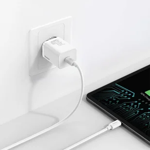 Baseus Super Si 1C szybka ładowarka USB Typ C 30W Power Delivery Quick Charge biały (CCSUP-J02) - Ładowarki do telefonów - miniaturka - grafika 9