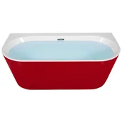 Wanny - Beliani Wanna Wanna 170 x 80 cm czerwona HARVEY 266889 - miniaturka - grafika 1