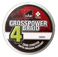 Żyłki wędkarskie - Plecionka Dam CrosPower 4-Braid 150m Green 0,20mm - miniaturka - grafika 1