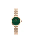 Zegarki męskie - Daniel Wellington Zegarek Elan Lumine Malachite DW00100721 Złoty - miniaturka - grafika 1