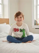 Piżamy chłopięce - Sinsay - Piżama dwuczęściowa - kremowy - miniaturka - grafika 1