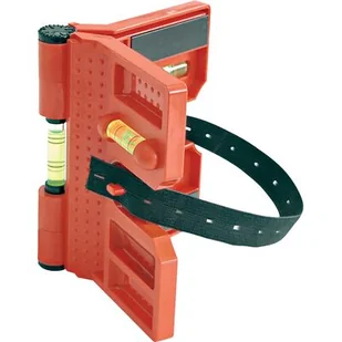 Poziomica do słupków z regulacją kąta magnet + opaska Proline - Poziomice, łaty, miary - miniaturka - grafika 1