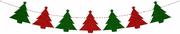 Ozdoby bożonarodzeniowe - Girlanda na Boże Narodzenie Choinka - 12 szt. - miniaturka - grafika 1