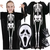 Stroje karnawałowe - Przebranie Halloween Dla Dzieci Szkielet - miniaturka - grafika 1