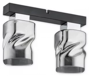 Lemir Meru Cza + Ch Plafon O2962 P2 CZA + CH - Lampy sufitowe - miniaturka - grafika 1