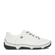 Półbuty damskie - Półbuty Rieker 55901-80 Biały - miniaturka - grafika 1