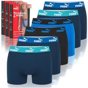 Majtki męskie - PUMA Bokserki Męskie 6 Sztuk Zestaw Bawełna Kolor Blue Navy Rozmiar M - miniaturka - grafika 1