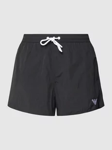 Spodenki kąpielowe z wyhaftowanym logo model ‘Basic’ - Kąpielówki męskie - miniaturka - grafika 1