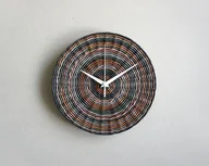 Zegary - Brązowy zegar ścienny z ekologicznej wikliny - miniaturka - grafika 1