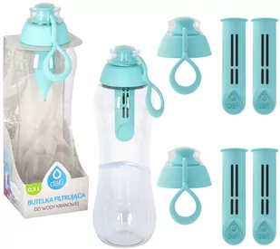Butelka Filtrująca Dafi 0,5L + 5 Filtrów Miętowa - Butelki filtrujące - miniaturka - grafika 1