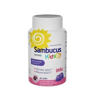 Witaminy i minerały - Sambucus Kids D3, 64żelki - miniaturka - grafika 1
