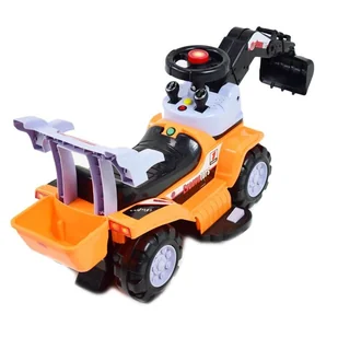 Koparka Na Akumulator Z Łyżką Elektryczną Pomarańczowy YW1288 - Pojazdy elektryczne dla dzieci - miniaturka - grafika 9