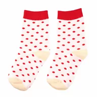 Skarpetki dla dzieci - Skarpety dziecięce białe w kropki Captain Mike, 27-30 - miniaturka - grafika 1