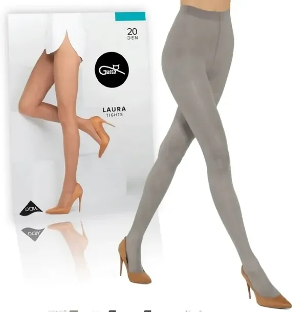 Rajstopy lycra Gatta 15/20 den r. 2-S GRIGIO