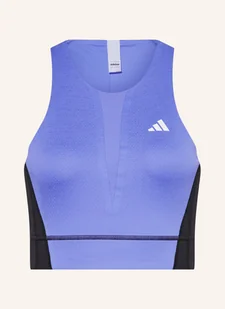 Adidas Krótki Top Pro blau - Koszulki i topy damskie - miniaturka - grafika 1