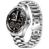 Smartwatch - Garett Men 4S Srebrno-czarny - miniaturka - grafika 1