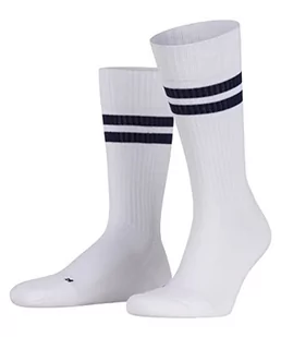 FALKE Uniseks Skarpety Dynamic U SO Bawełna z wzorem 1 Para, Biały (White 2000), 42-43 - Skarpetki męskie - miniaturka - grafika 1