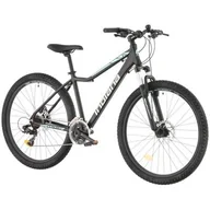 Rowery - Rower górski MTB INDIANA X-Pulser 2.7 D19 27.5 cali damski Czarno-miętowy - miniaturka - grafika 1