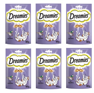Dreamies DREAMIES 6x60g przysmak dla kota z wyśmienitą kaczką - Przysmaki dla psów - miniaturka - grafika 1