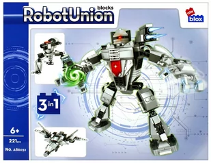 Euro Trade, Klocki konstrukcyjne Alleblox, Robot 221 el. - Zabawki konstrukcyjne - miniaturka - grafika 1