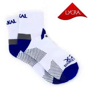 Skarpetki Karakal Socks X2+ Men Ankle White/Navy-41-47 - Skarpetki męskie - miniaturka - grafika 1