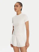 Koszulki i topy damskie - Reebok T-Shirt RK25309CCW Biały Slim Fit - miniaturka - grafika 1