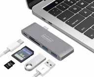 Huby USB - Hub Zenwire, 5w1 USB-C 3.1 Adapter, Zenwire, Do Macbook Pro/Air 2x USB 3.0.SD/Micro SD/Power Delivery - miniaturka - grafika 1