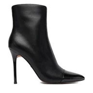 Botki damskie - Botki Nine West CEO-MAYA-01 Czarny - miniaturka - grafika 1