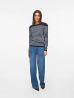 Swetry damskie - Vero Moda Sweter w kolorze granatowym - miniaturka - grafika 1